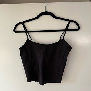 lululemon black ribbed tank top